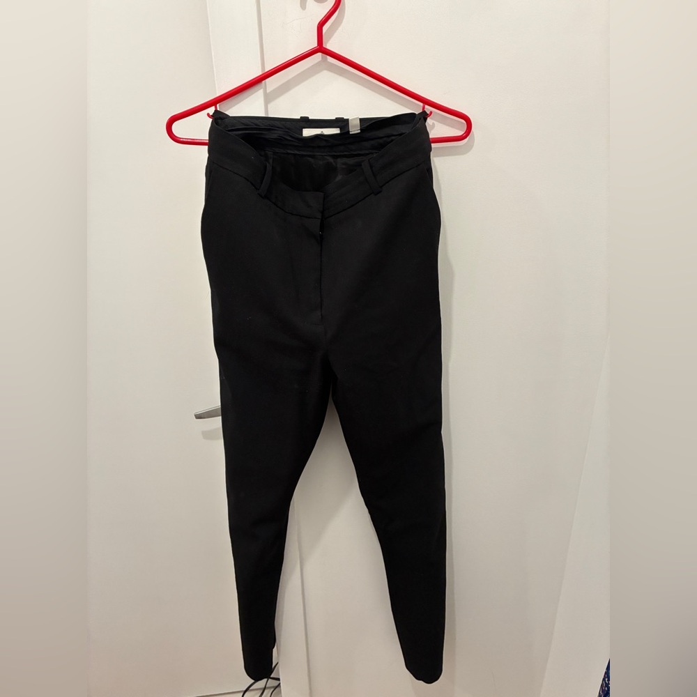 Babaton Black Wool Pants